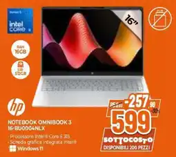 Expert hp NOTEBOOK OMNIBOOK 3 offerta