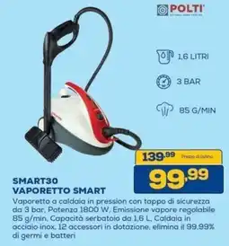 Euronics Bruno Polti Smart30 Vaporetto Smart offerta