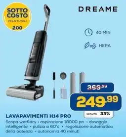 Euronics Bruno Dreame Lavapavimenti H14 Pro offerta