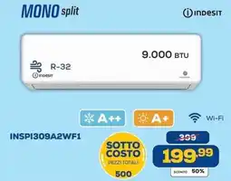 Euronics Bruno Mono split Indesit offerta