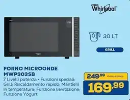 Euronics Bruno Forno microonde Whirlpool offerta
