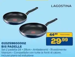 Euronics Bruno Bis padelle Lagostina offerta