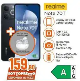 Expert realme Note 70T offerta