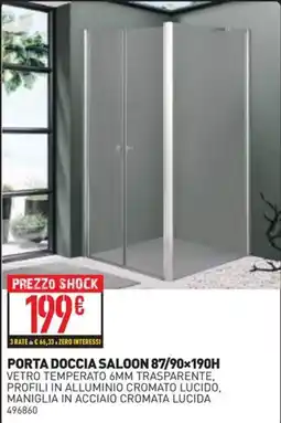 Ottimax Porta doccia saloon offerta
