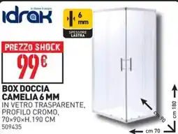 Ottimax Box doccia camelia 6 mm offerta