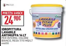 Ottimax Idropittura lavabile antimuffa Titan Plus offerta