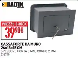 Ottimax Cassaforte da muro Baltix offerta