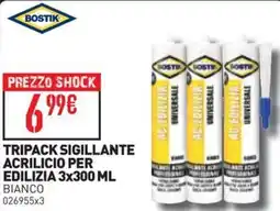 Ottimax Bostik sigillante acrilico per edilizia offerta