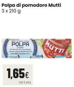 Coop famiglia cooperativa Polpa di pomodoro Mutti offerta