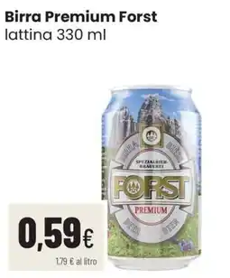 Coop famiglia cooperativa Birra Premium Forst offerta