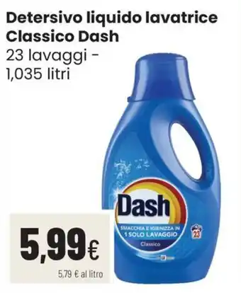 Detersivo liquido lavatrice Classico Dash