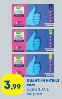 Panorama TiBi Guanti in nitrile Pam offerta