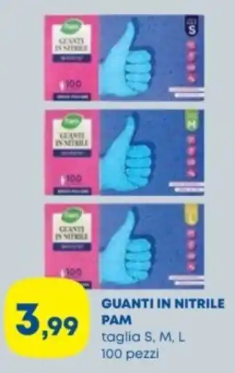 Guanti in nitrile Pam