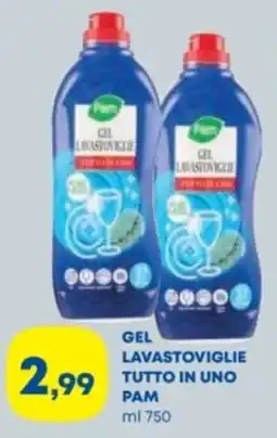 Panorama TiBi Gel lavastoviglie tutto in uno Pam offerta