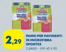 Panorama TiBi Panni per pavimenti in microfibra Spontex offerta