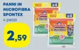 Panorama TiBi Panni in microfibra Spontex offerta