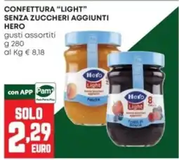 Panorama Confettura Light Hero offerta