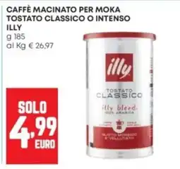 Panorama Caffè macinato per moka ILLY offerta