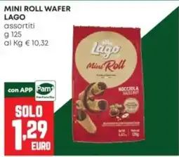 Panorama Mini Roll Wafer Lago offerta