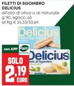 Panorama Filetti di sgombro Delicius offerta