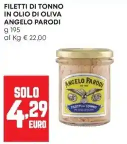 Panorama Filetti di tonno Angelo Parodi offerta