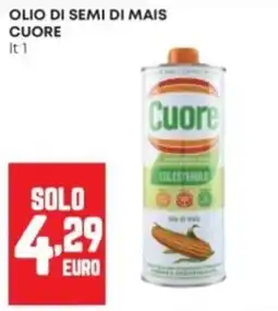 Panorama Olio di semi di mais Cuore offerta
