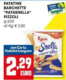 Kanguro Patatine barchette "Patasnella" Pizzoli offerta