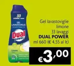 Maxi Supermercati Gel lavastoviglie limone Dual Power offerta
