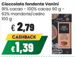 Coop Trentino Cioccolato fondente Vanini offerta