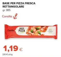 Oasi Base per pizza fresca rettangolare Consilia offerta