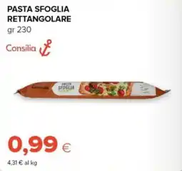 Oasi Pasta sfoglia rettangolare Consilia offerta