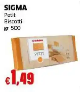Mercati Alimentari Sigma Petit Biscotti offerta