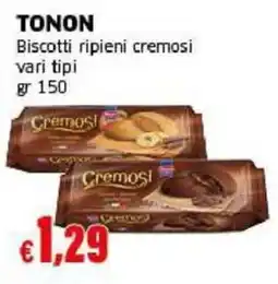 Mercati Alimentari Biscotti ripieni cremosi Tonon offerta
