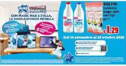 Mercati Alimentari DOLFIN Cannucce magic milk vari tipi offerta