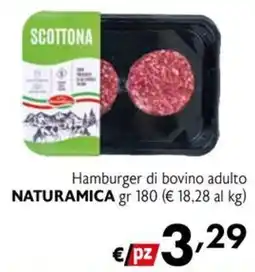 Maxi Family Hamburger di bovino adulto NATURAMICA offerta