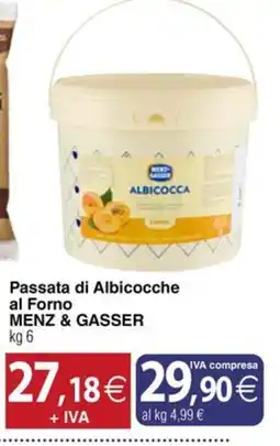 Docks Cash&Carry Passata di Albicocche al Forno Menz & Gasser offerta