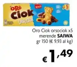 Maxi Supermercati Oro Ciok orsocio offerta