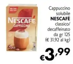 Maxi Supermercati Nescafé cappuccino offerta