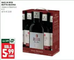 Panorama Botte Buona Vino Rosso offerta