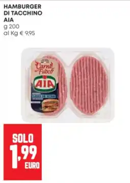 Panorama Hamburger di tacchino AIA offerta