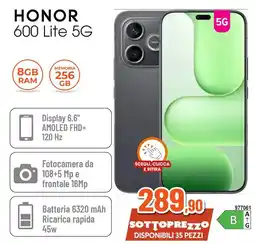 Expert Di Lella Honor 600 Lite 5G offerta