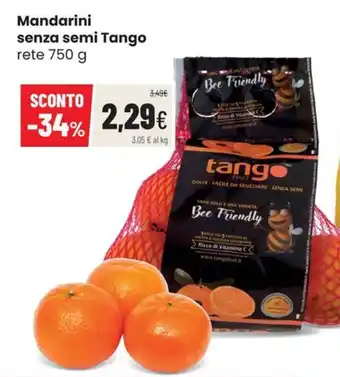 Mandarini senza semi Tango
