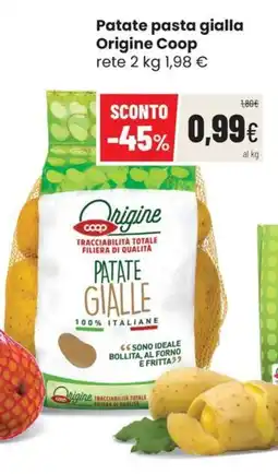 Coop Trentino Patate gialle Origine Coop offerta