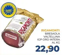 Moderna Bresaola Valtellina IGP Oro Intera Rigamonti offerta