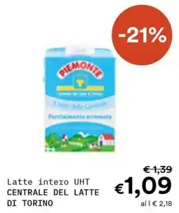 Borello Supermercati Latte intero UHT Centrale del Latte di Torino offerta