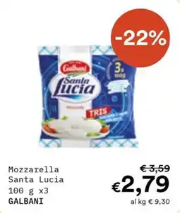 Borello Supermercati Mozzarella Santa Lucia offerta