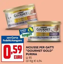 Kanguro Mousse per gatti Gourmet Gold offerta