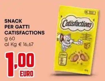 Snack per gatti Catisfactions