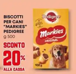 Kanguro Biscotti per cani Markies Pedigree offerta