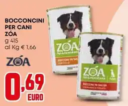 Kanguro Bocconcini per cani ZóA offerta